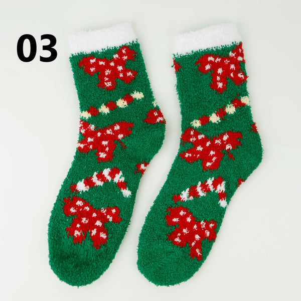 Fleece Christmas Socks