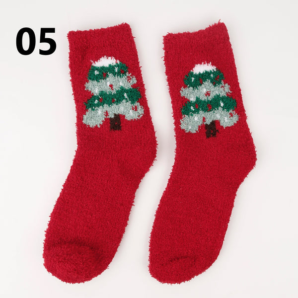 Fleece Christmas Socks