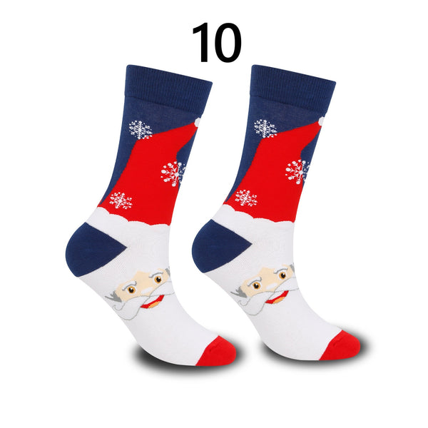 Mid Length Cotton Christmas Socks