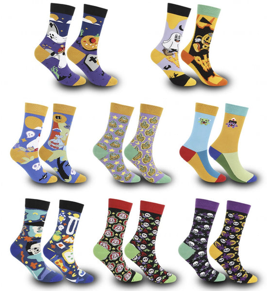 Halloween Mismatch Socks