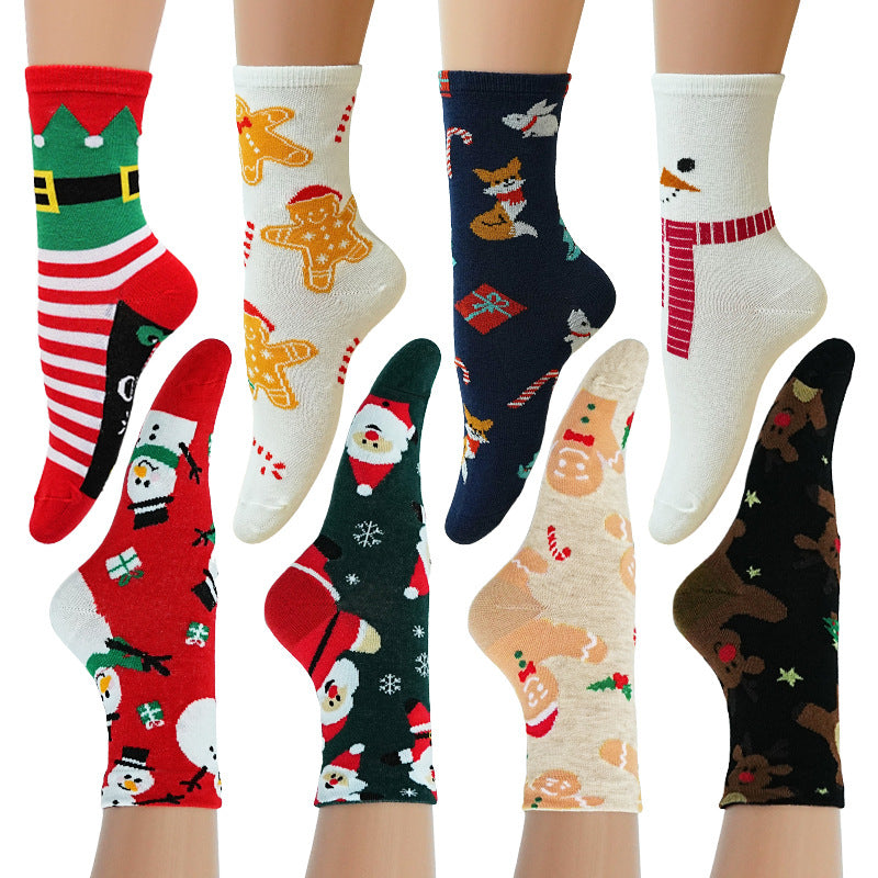 Cartoon Christmas Socks