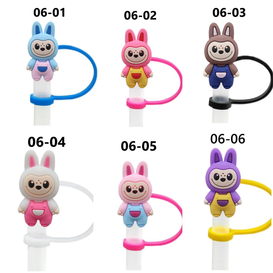 Labubu Straw Covers 06 (3 for $10) – SaSaCoTnT
