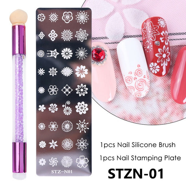 Pattern Nail Stamp + Plate N