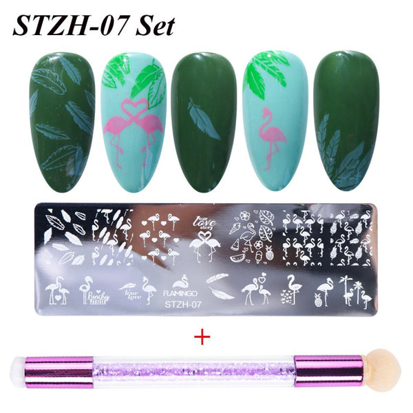 Pattern Nail Stamp + Plate H