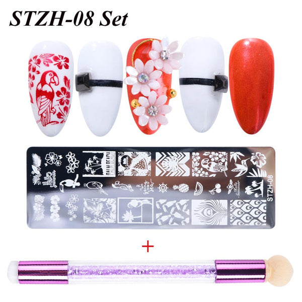 Pattern Nail Stamp + Plate H