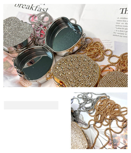 Diamond Acrylic Evening Clutch