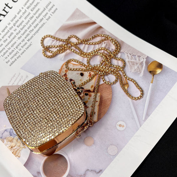 Diamond Acrylic Evening Clutch