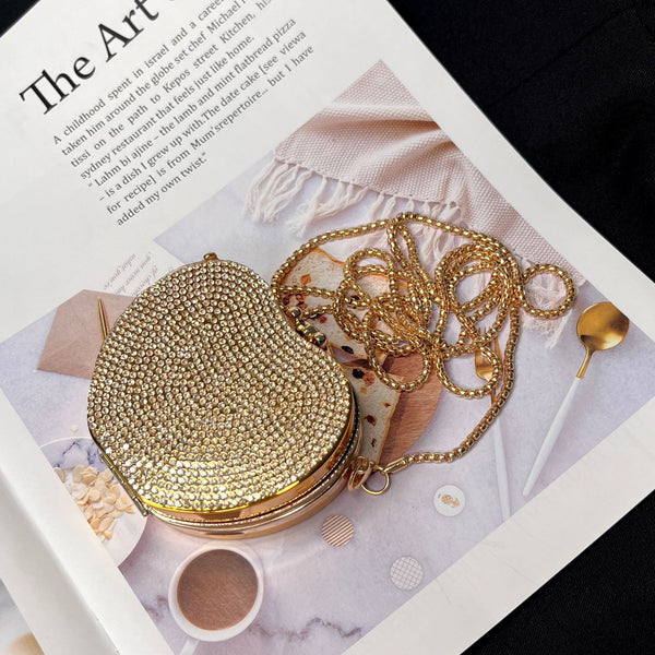 Diamond Acrylic Evening Clutch