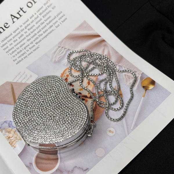 Diamond Acrylic Evening Clutch