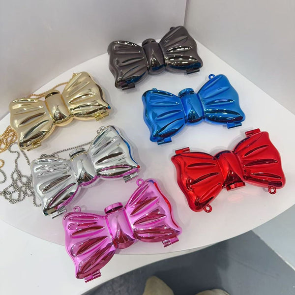 Mini Acrylic Bow Lipstick Clutch