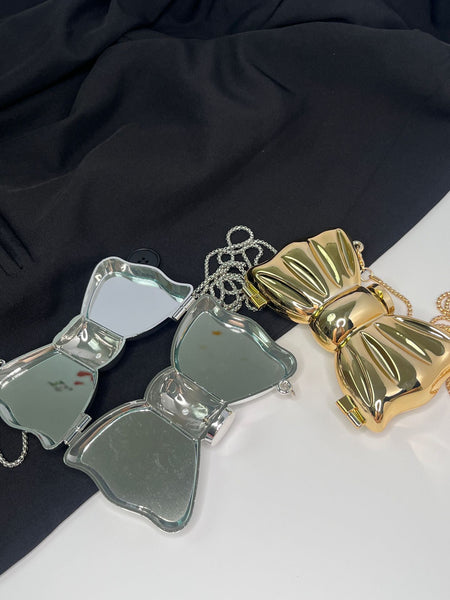 Mini Acrylic Bow Lipstick Clutch