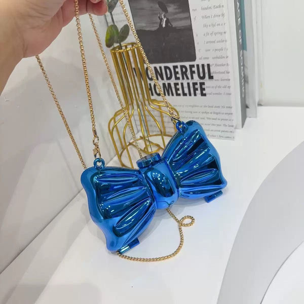 Mini Acrylic Bow Lipstick Clutch