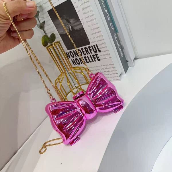 Mini Acrylic Bow Lipstick Clutch