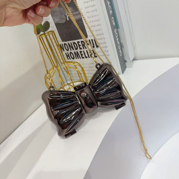 Mini Acrylic Bow Lipstick Clutch