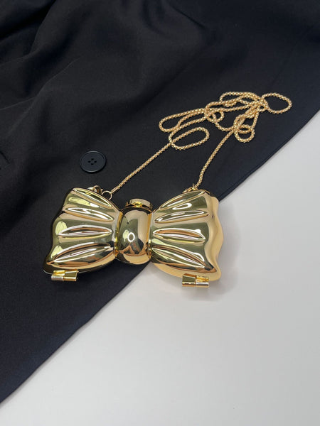 Mini Acrylic Bow Lipstick Clutch