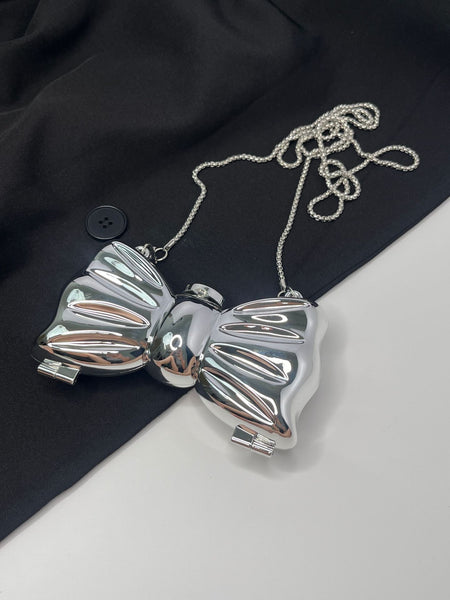 Mini Acrylic Bow Lipstick Clutch