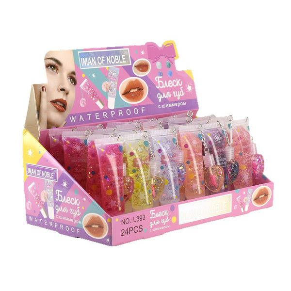 Lip Gloss With Sequins