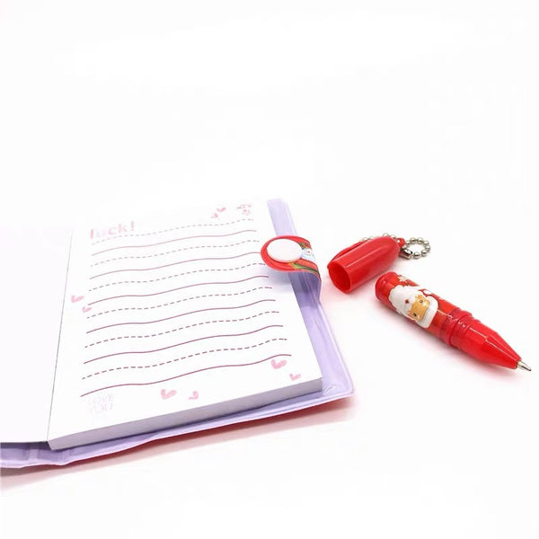 Christmas Mini Notebook + Pen
