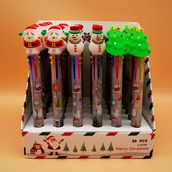 Six Color Christmas Pens