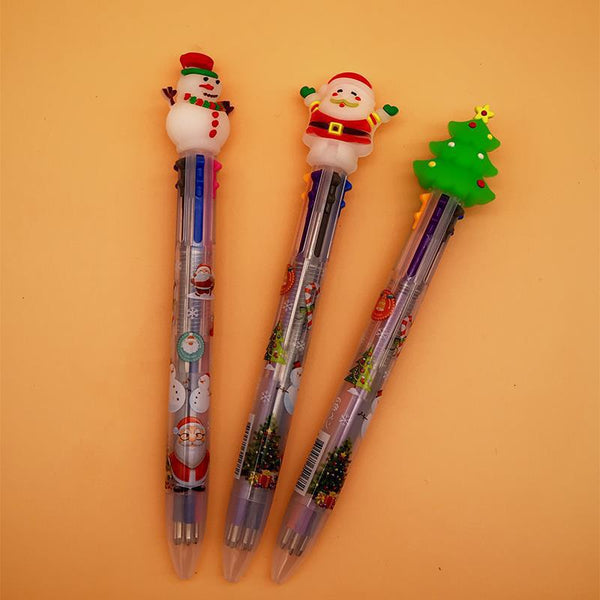 Six Color Christmas Pens