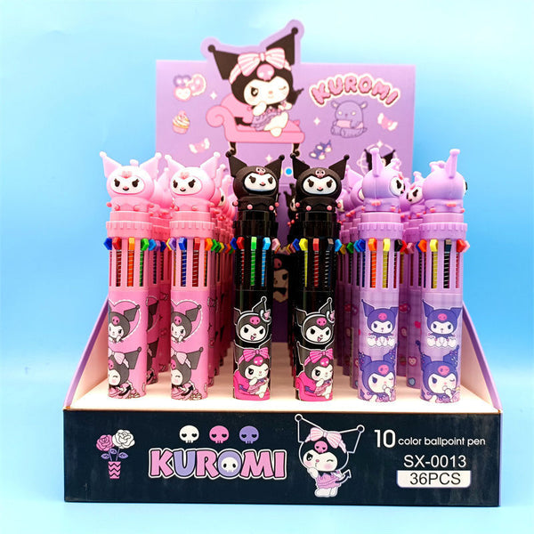 Kuromi 10 Colored Pens