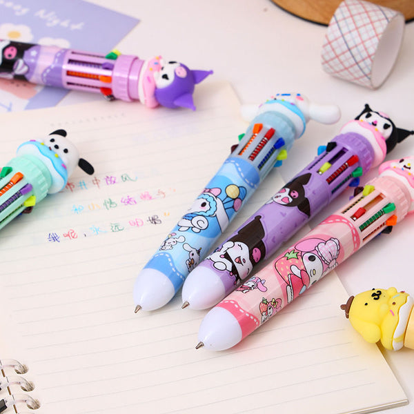 Kuromi 10 Colored Pens