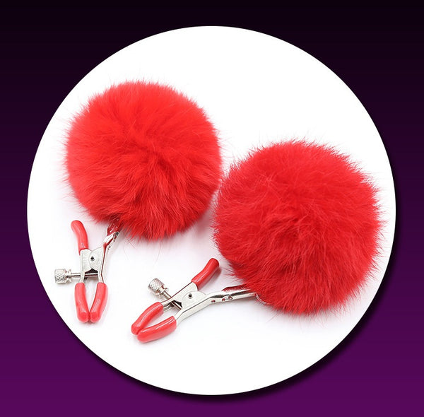 Pom Pom Nipple Clamps