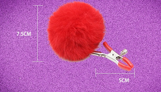 Pom Pom Nipple Clamps