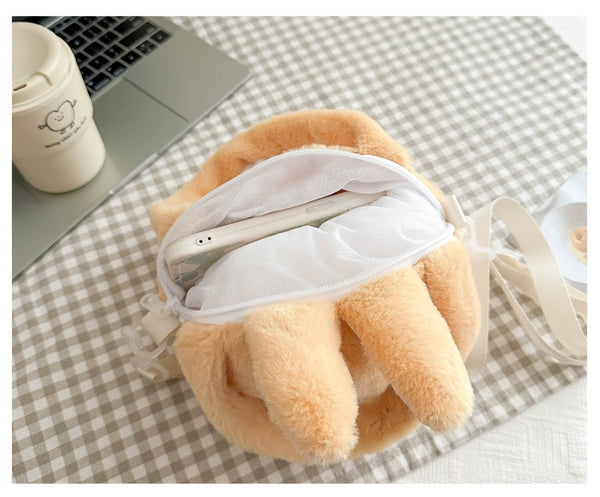 Labubu Head Plush Sidebags