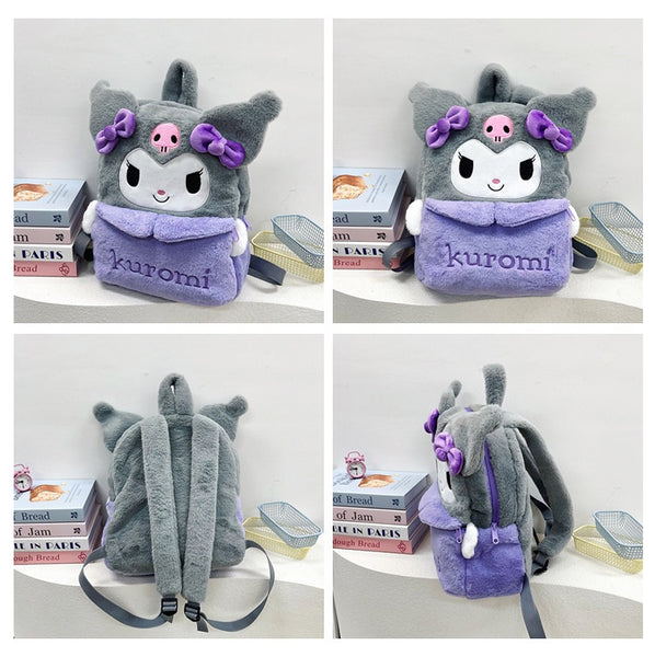 Kuromi Plush Backpack
