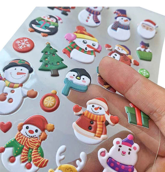Christmas Bubble Stickers