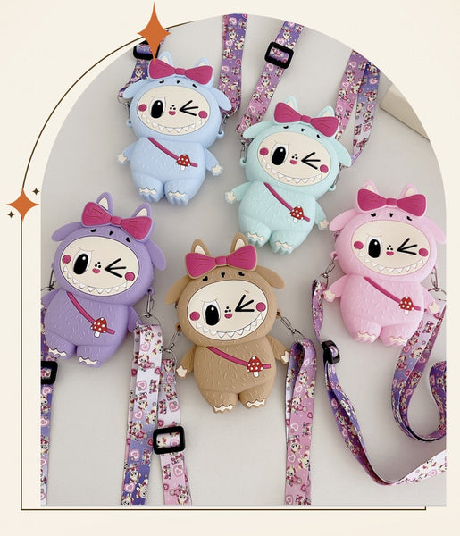 Silicone Labubu Sidebags