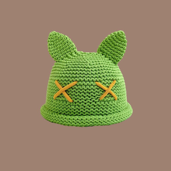 Cute Knitted Wool Hat With Ears