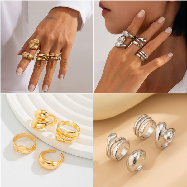 4 Piece 5680 Ring Set