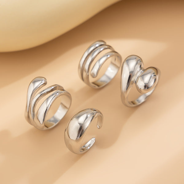 4 Piece 5680 Ring Set