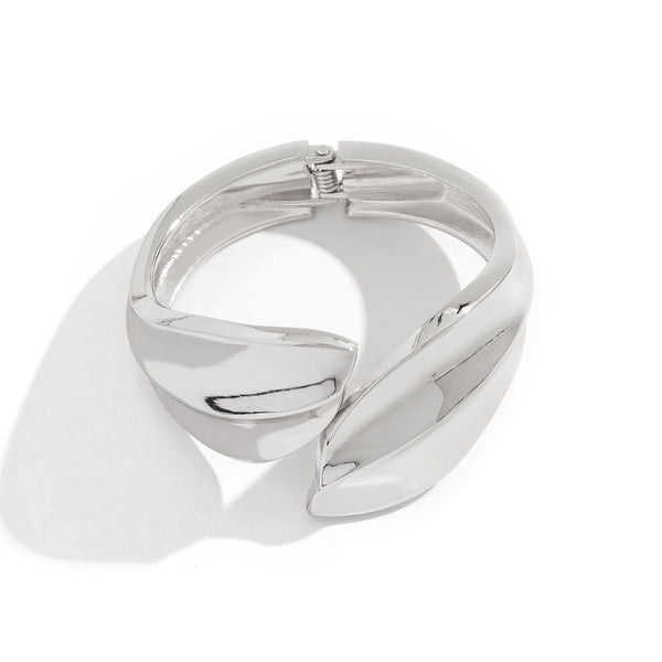 Leaf Smooth Open Bracelet