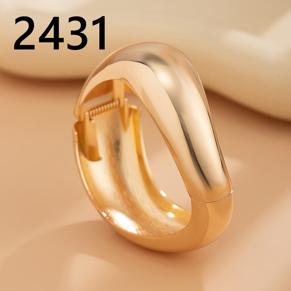 Irregular Smooth Bracelet Set