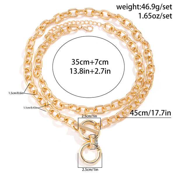 Circle Buckle Necklace