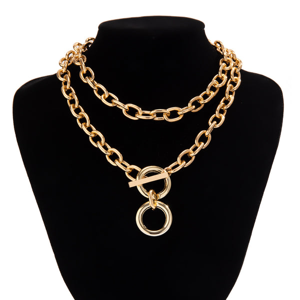 Circle Buckle Necklace