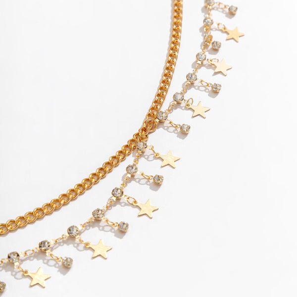 Stars & Diamond Waist Chain