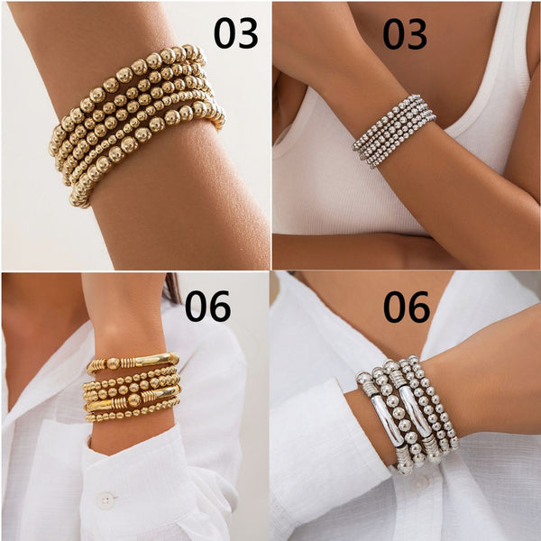 Metal Beaded Bracelets