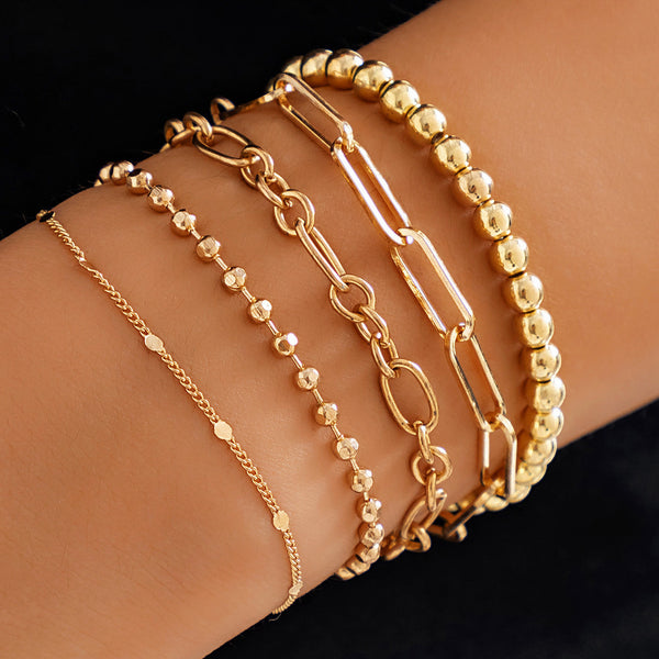 Mix Style Stacking Bracelets