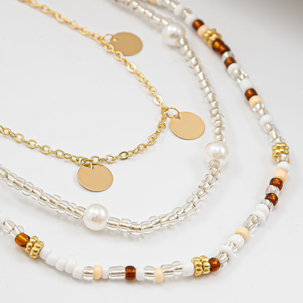 Metal Sequin Beaded Waist Chain