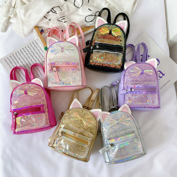Mini Sequined Backpack