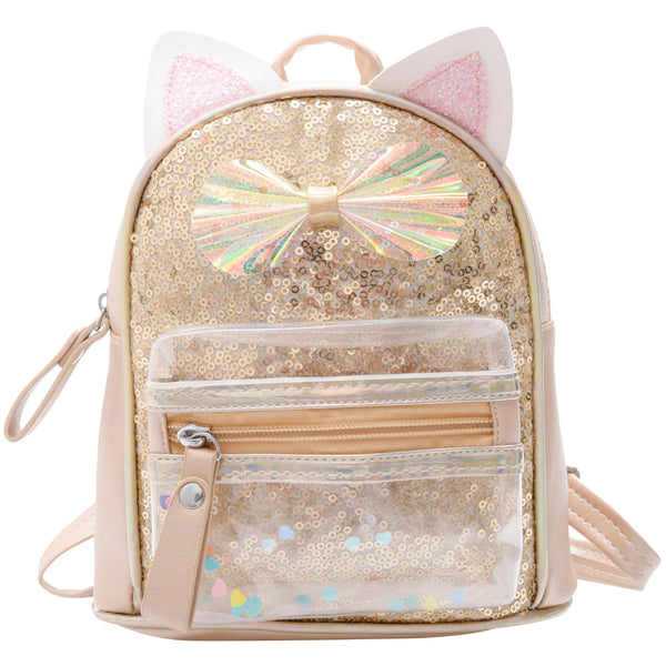 Mini Sequined Backpack