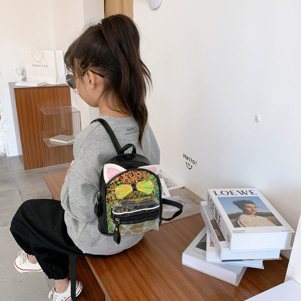 Mini Sequined Backpack