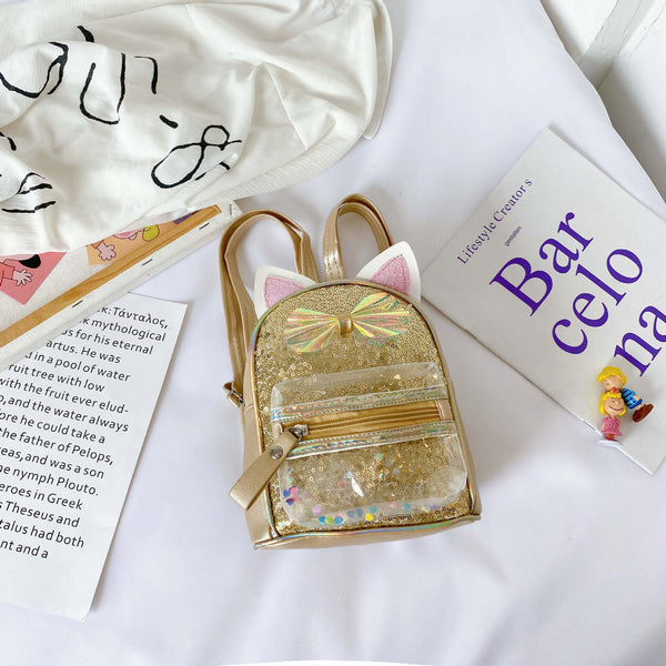 Mini Sequined Backpack