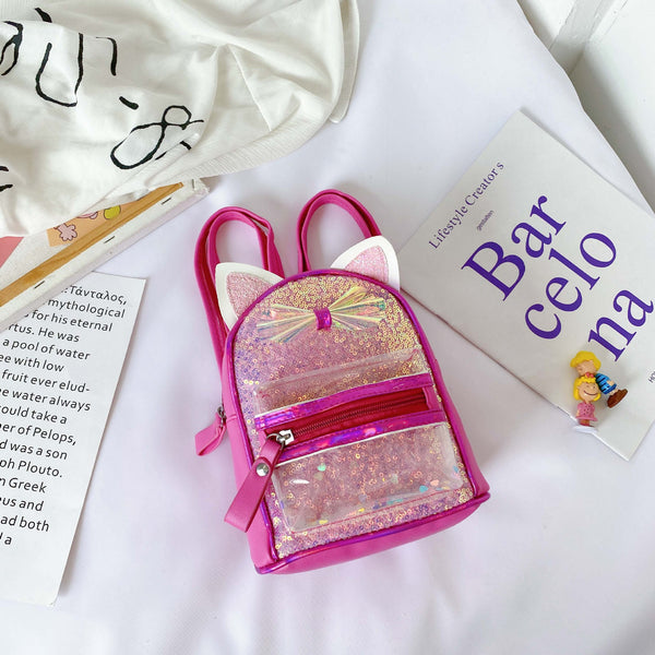 Mini Sequined Backpack