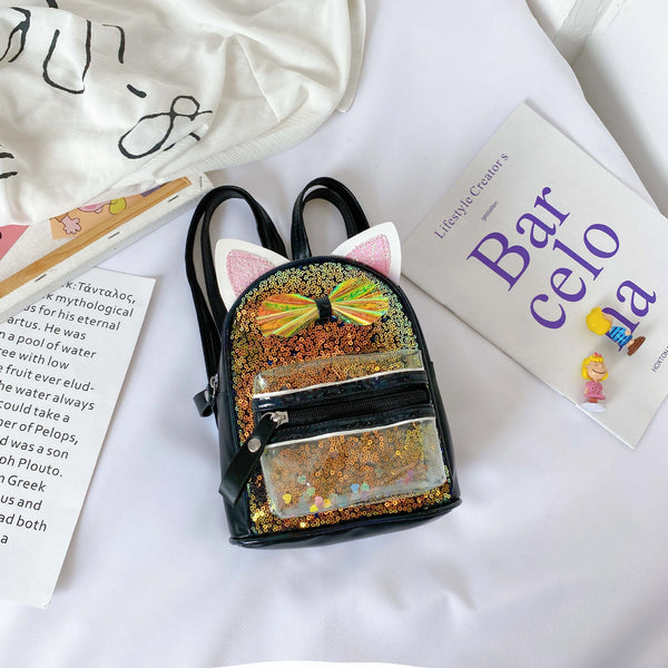 Mini Sequined Backpack