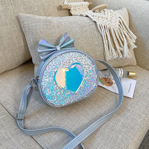 Bow Sequined Shoulder Bags